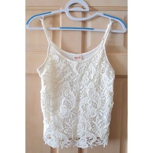 Lace tank top